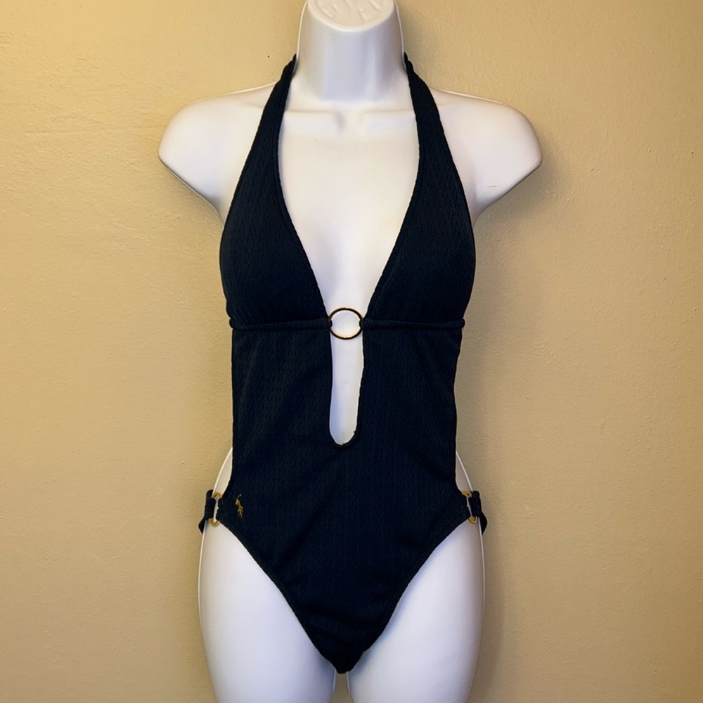 Ralph Lauren Black One Piece Swimsuit